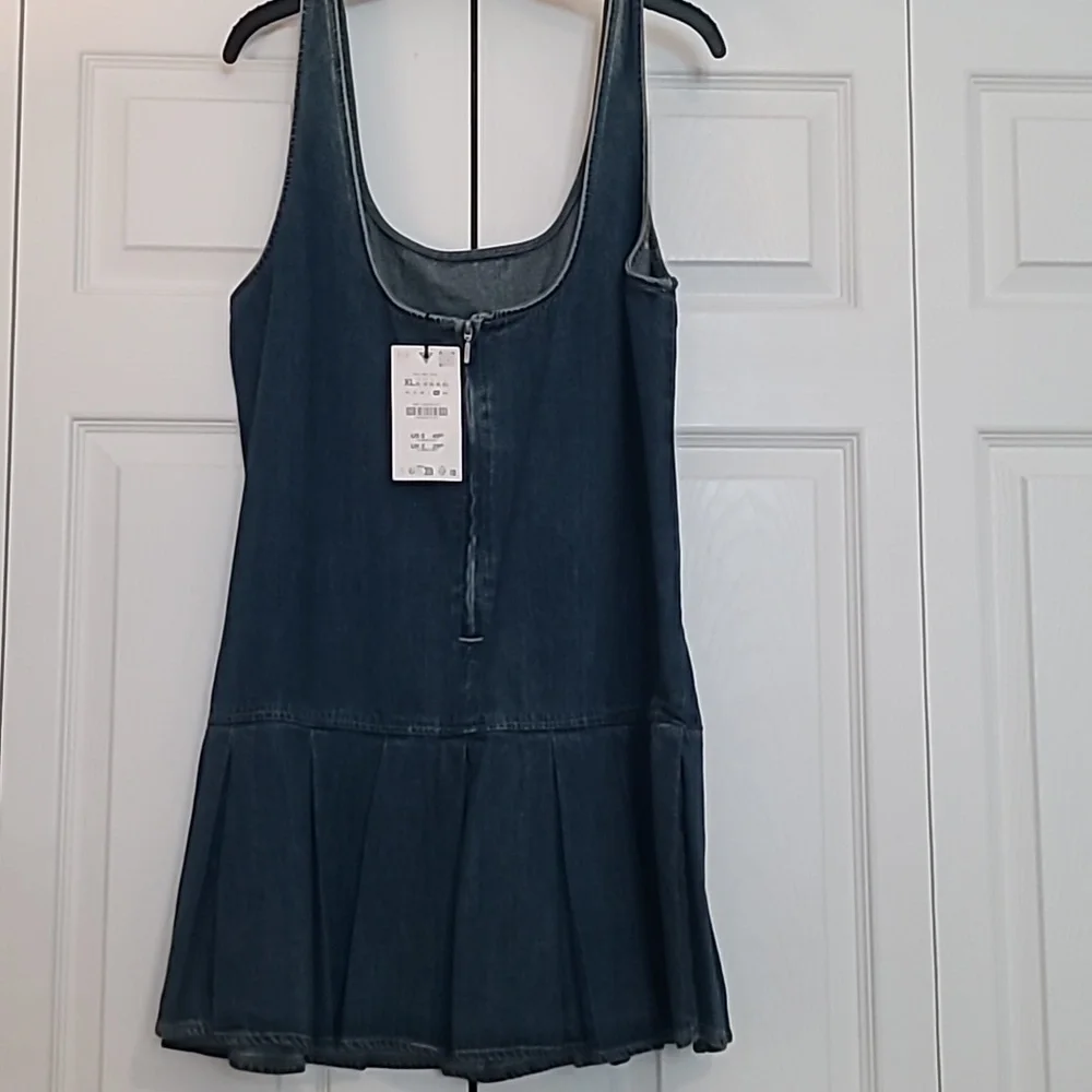 Denim Sleeveless Women's Dress Sixe xl - Picture 4 of 5